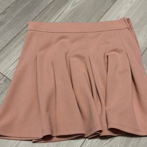 Pleated mini skirt